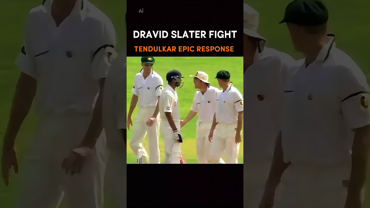 Rahul Dravid fight and Tendulkar Stunning Response #youtubeshorts #ytshorts #cricket #cricketlover