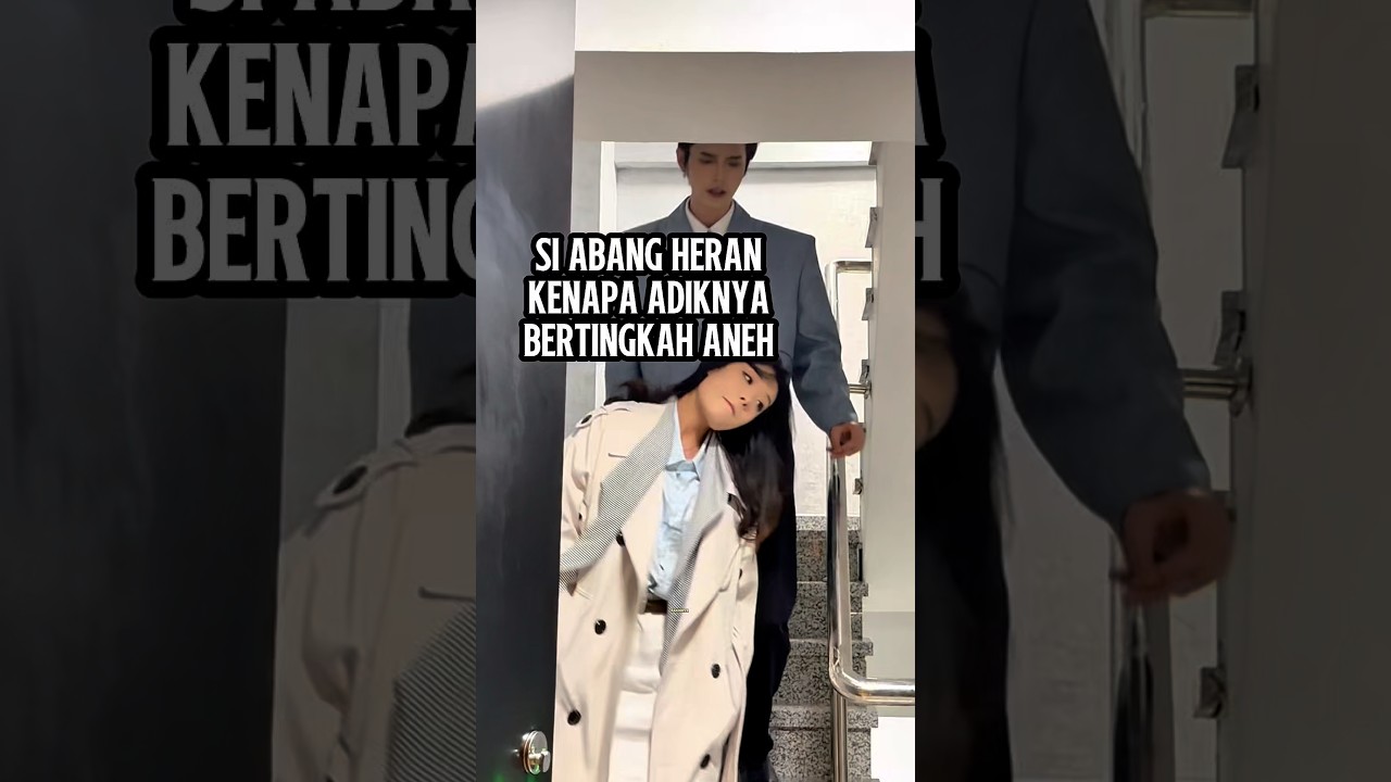 Menyindir tinggi badan abangnya