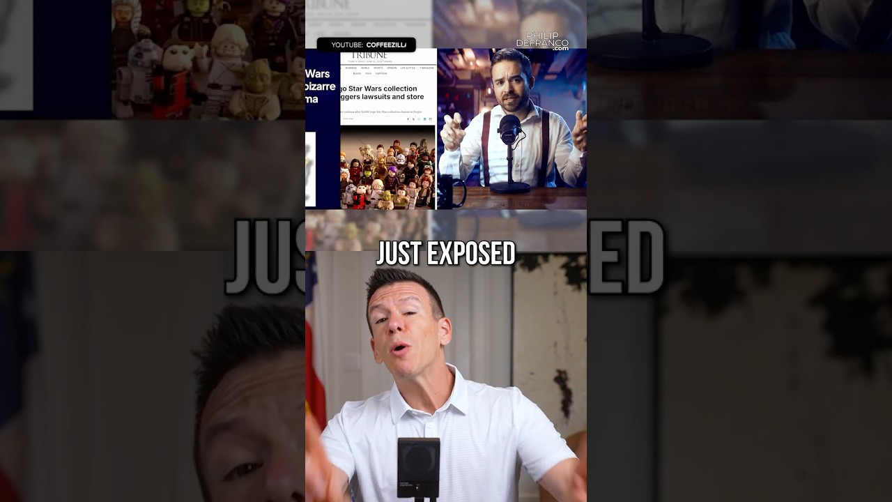 Coffeezilla Exposes Bricks & Minifigs CEO Mid-Lie?! - Published by DeFranco News Clips