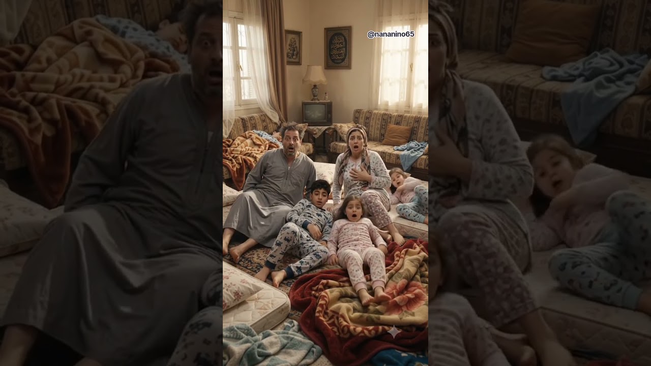 لما نكون نايمين بالصالة ويجي ضيوف😂 لا تنسوا المتابعة للمزيد #اكسبلور #ضحك #وناسه #الضيوف #نكات_ #مزح