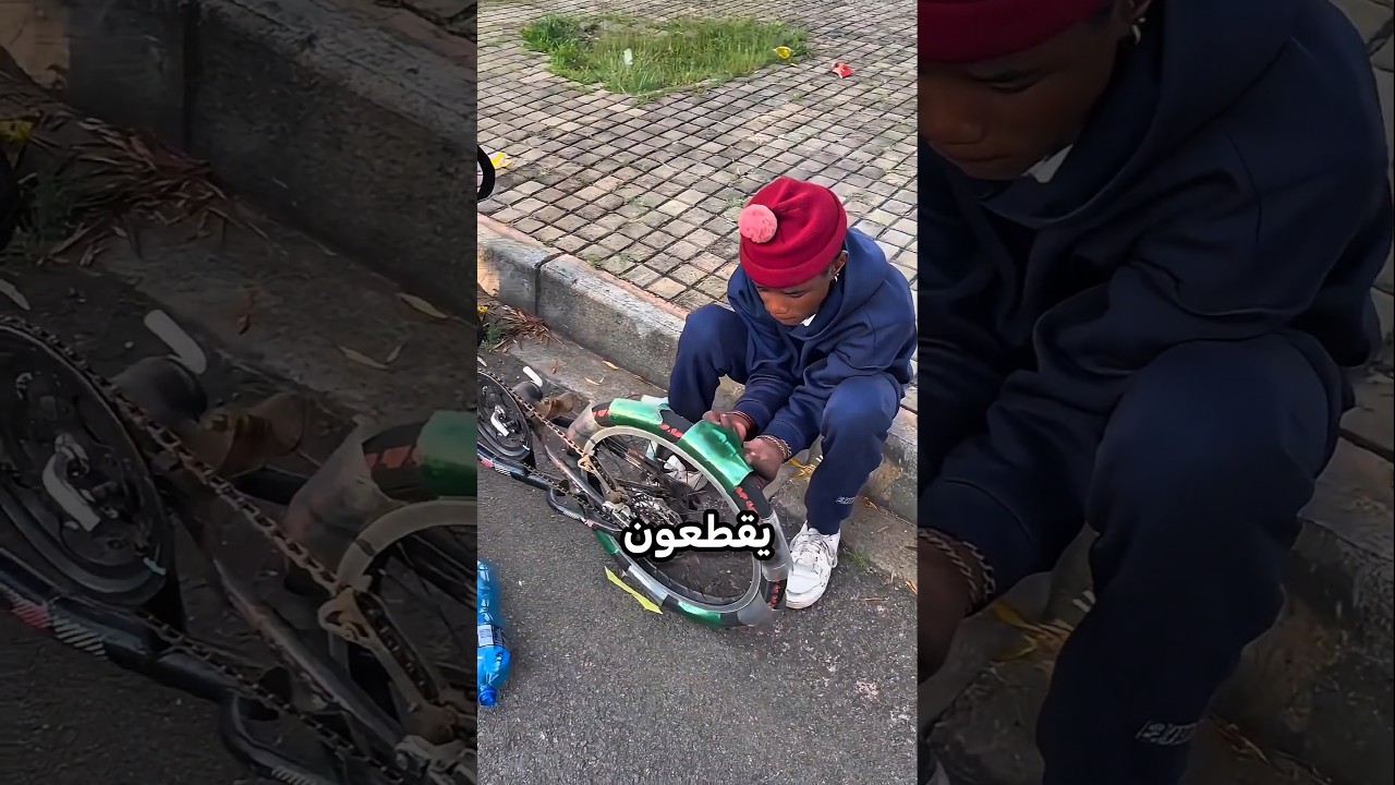 Kids Turn Old Bicycle Into a Drift Bike! 🚲🔥  #shorts