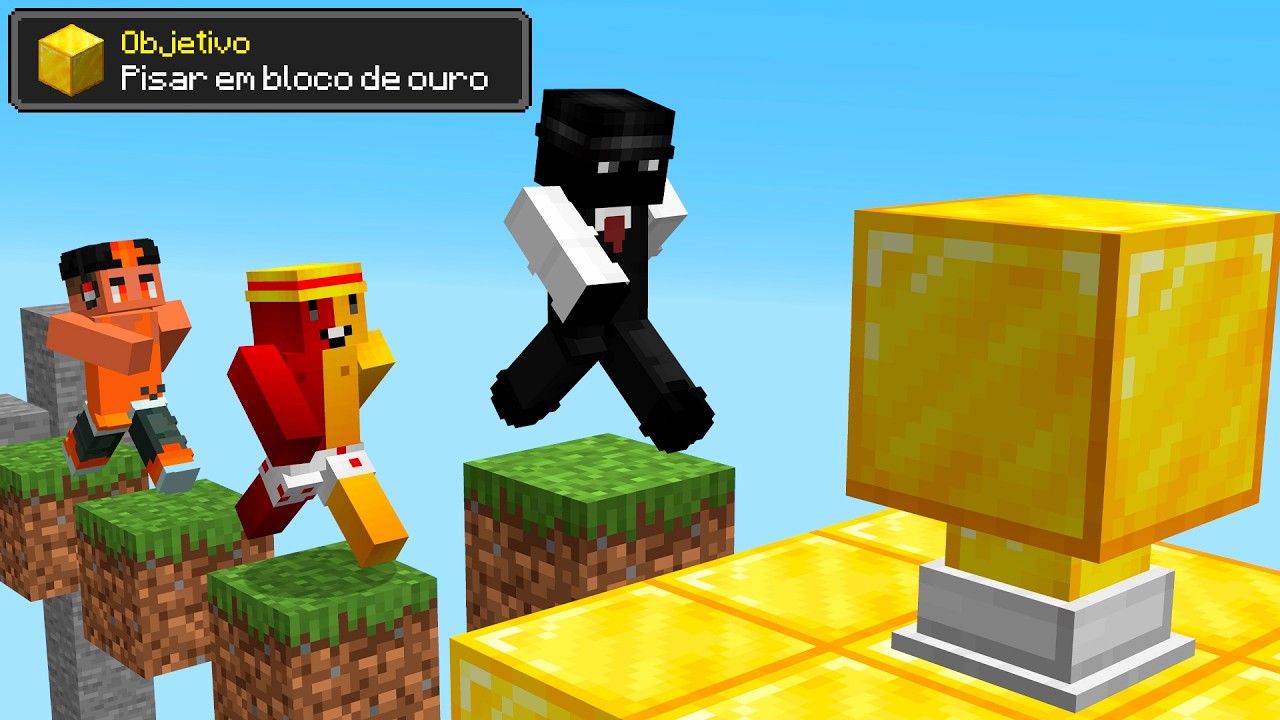 PRIMEIRO A PISAR NO BLOCO GANHA!