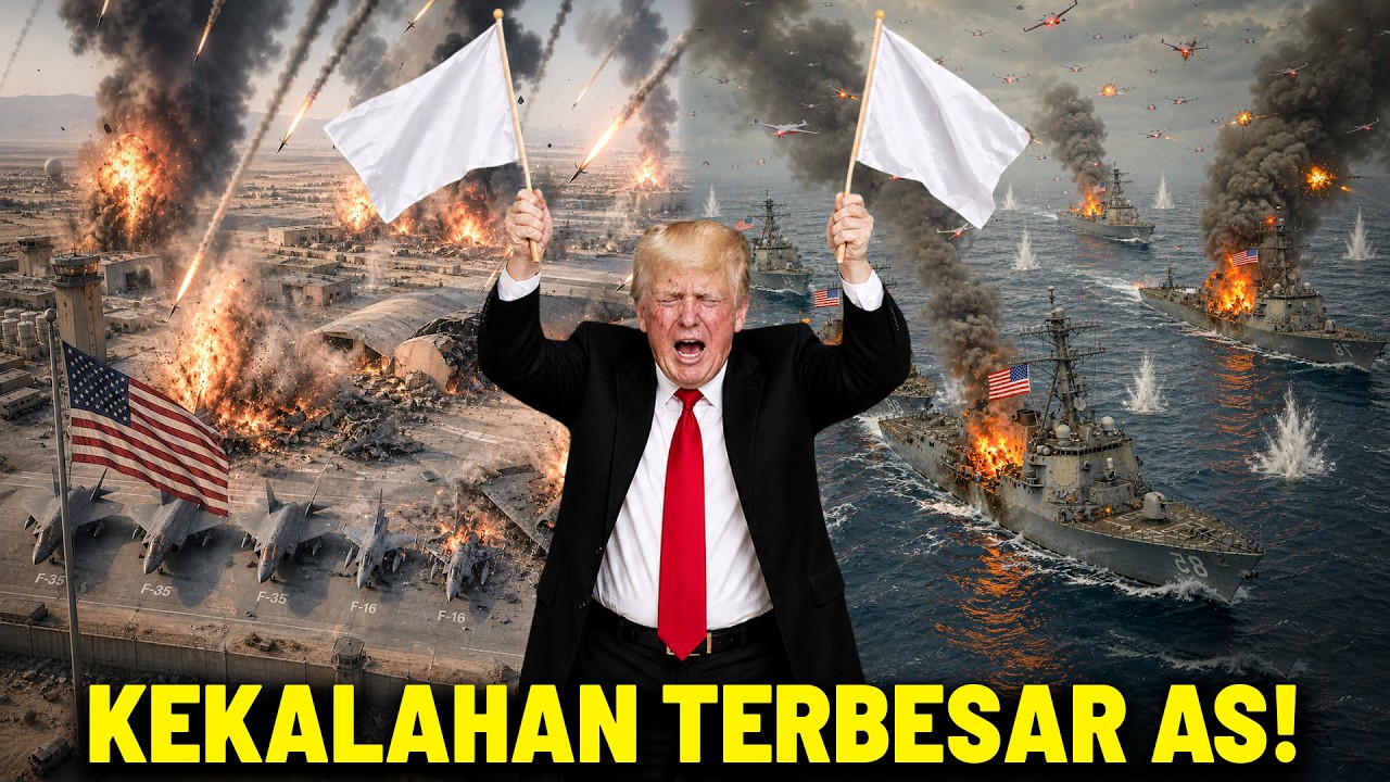 DIBONGKAR MEDIA INTERNASIONAL! Serangan Brutal Iran Hancurkan Pangkalan Militer AS di Teluk