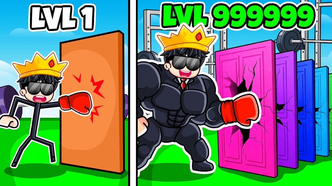 I Spent 1,859,403 ROBUX in Punch Door To Escape Roblox