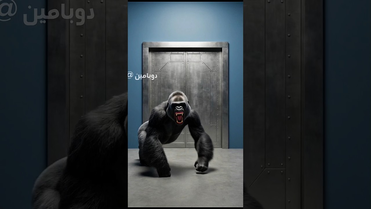 تفتكر مين فيهم يقدر يكسر باب اسانسير