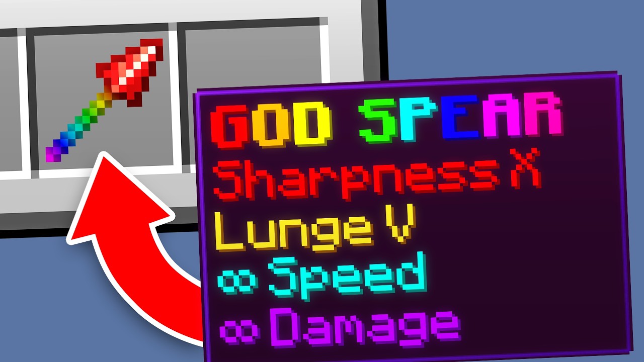 I Upgraded Minecraft's God Spear