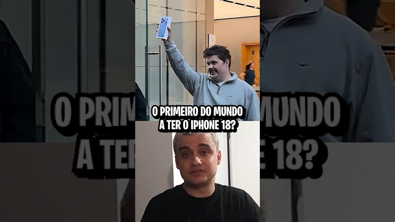 Quem foi o PRIMEIRO do mundo a comprar o novo iPhone?