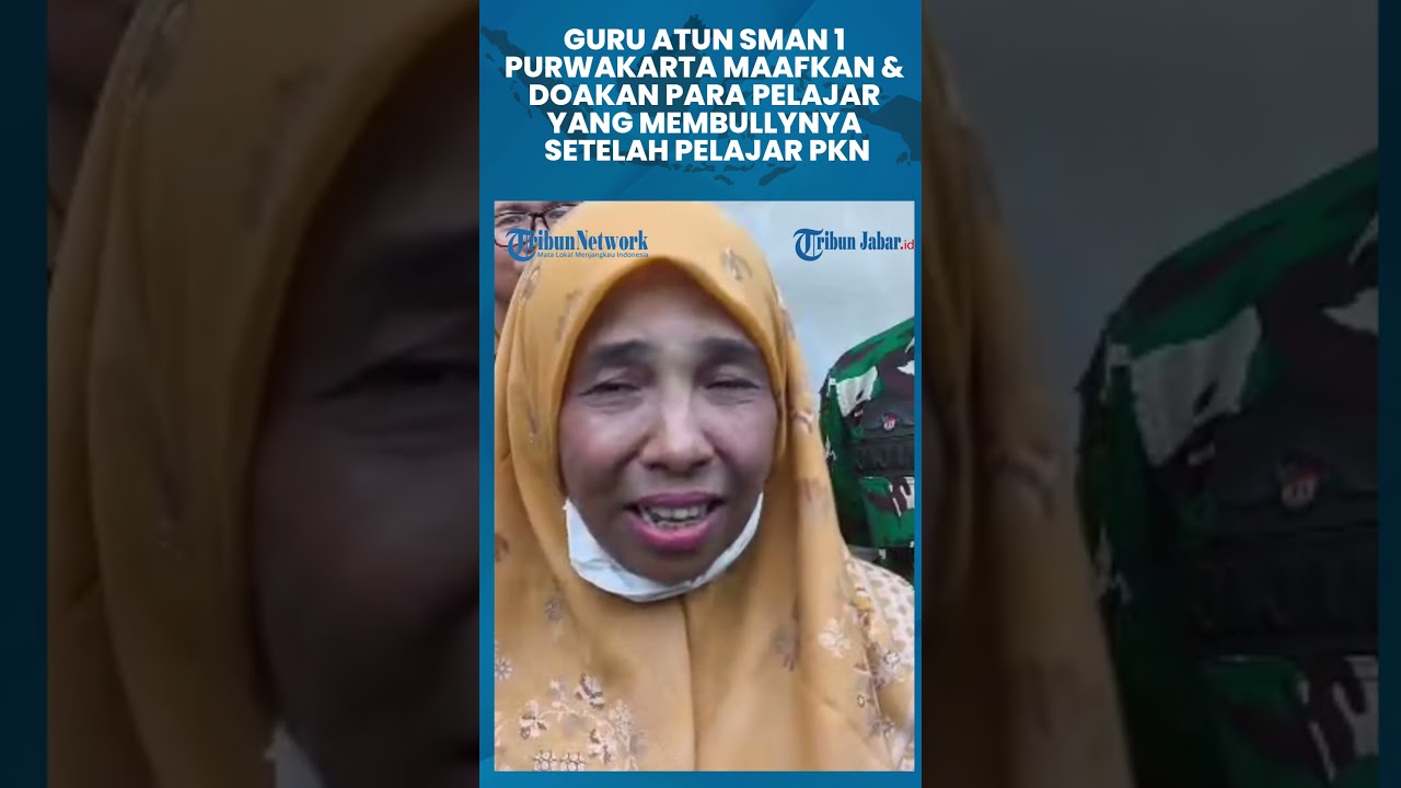 GURU ATUN SMAN 1 PURWAKARTA Maafkan 9 Pelajar yang Membullynya dengan Jari Tengah #viral