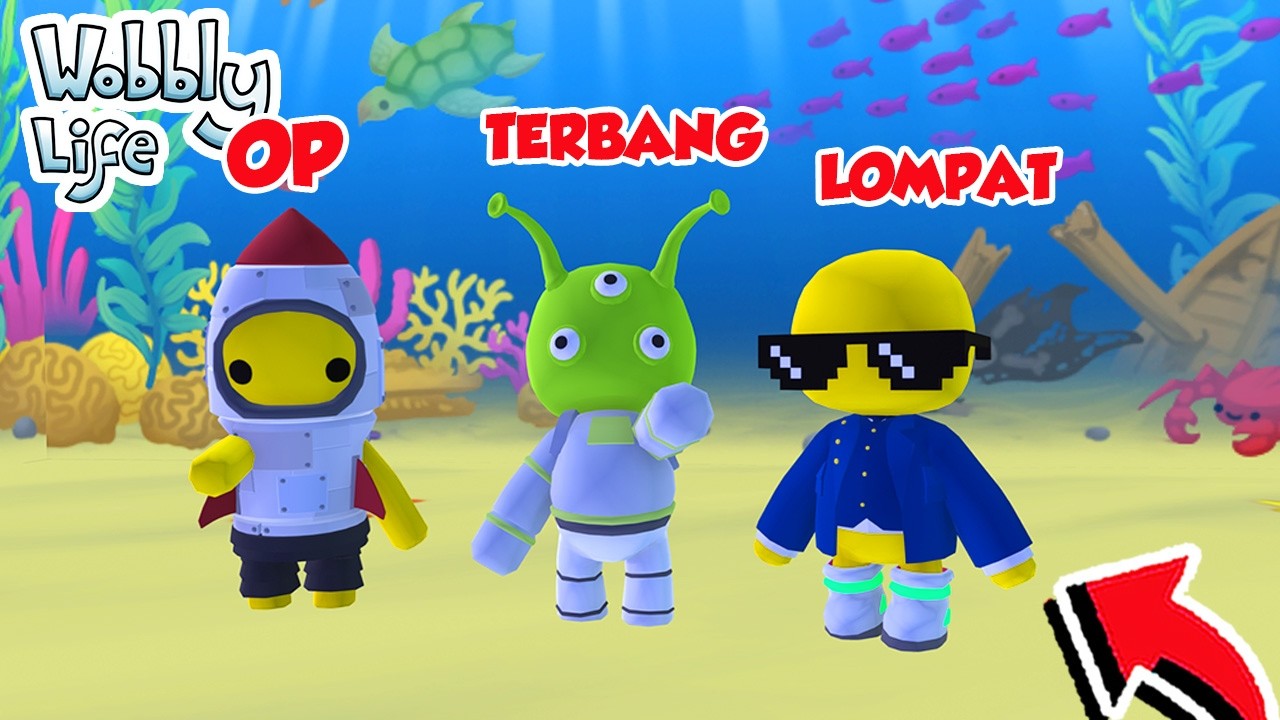KITA DAPETIN 3 KOSTUM PALING OP DI WOBBLY LIFE!!!