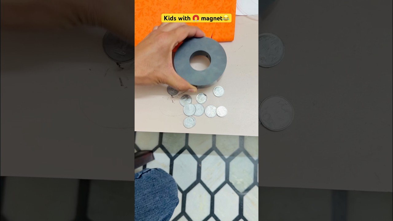 Kids with magnet be like:-😂 #comedy #funny #funnyvideo #comedy #youtubeshorts #funnycomedy