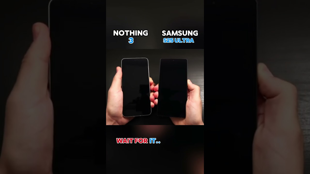 ☠️⚡ NOTHING 3 VS SAMSUNG S25 ULTRA SPEED TEST!!