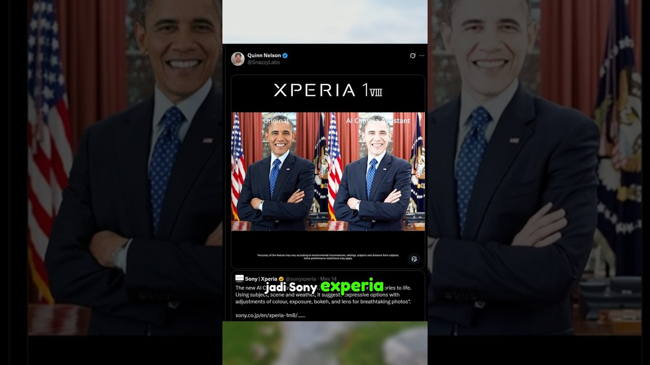Fitur Kamera Sony Xperia yang baru malah jadi bahan ejekan Netizen dunia awkwkwk