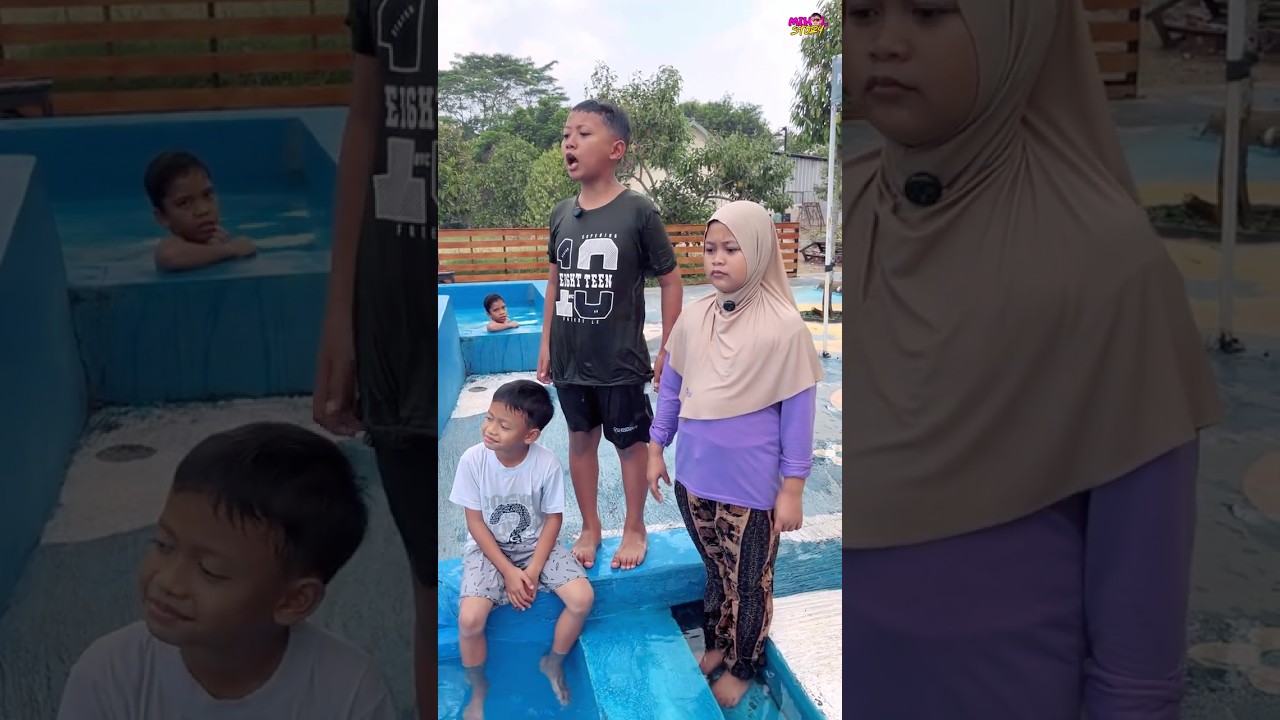 TIAN SEDIH GA DI AJAK MAIN BOLA DI KOLAM RENANG😢🙏 #hiburansegar #shorts #funny #viral