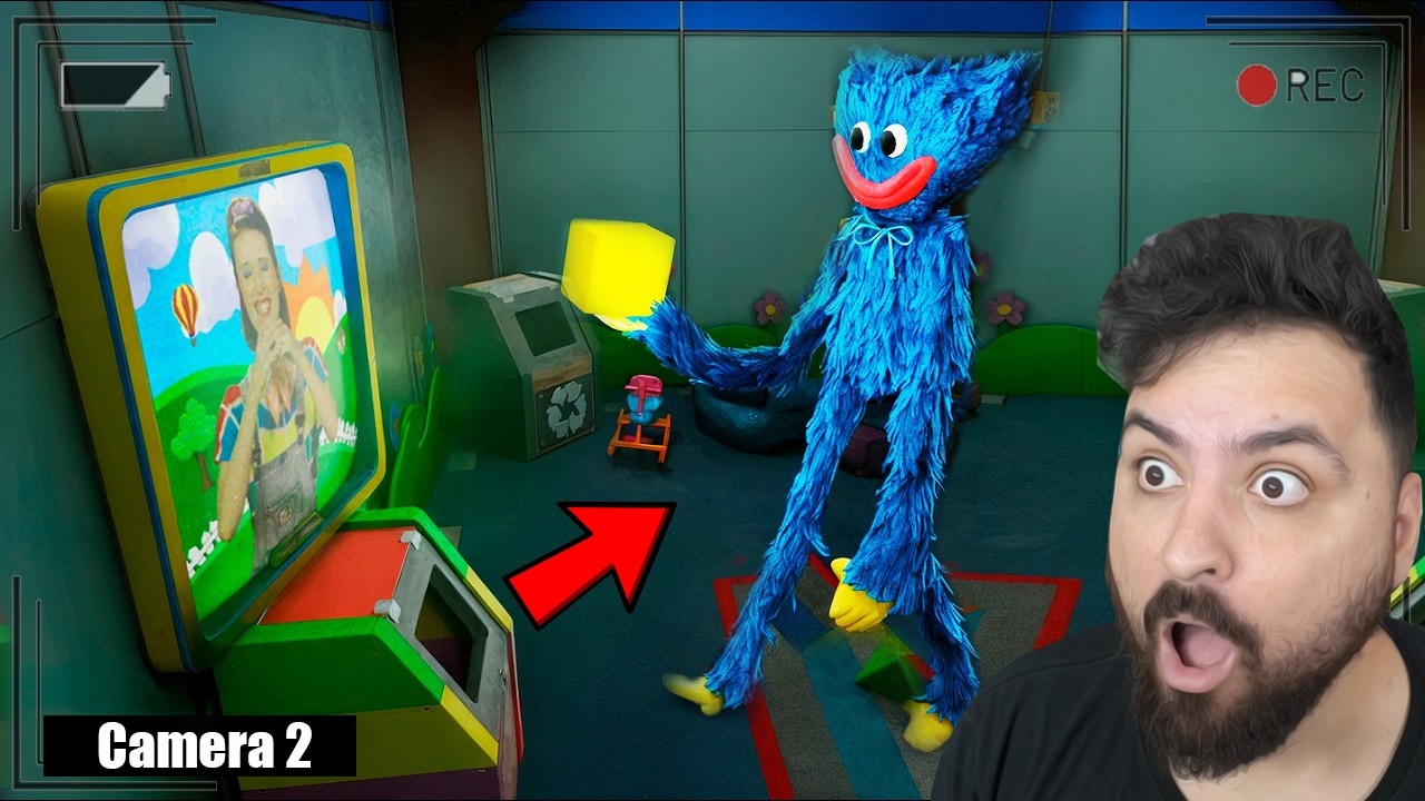 NUNCA OLHE AS CÂMERA SECRETAS da SENHORITA GRACIE COM HUGGY WUGGY em POPPY PLAYTIME 5 !!