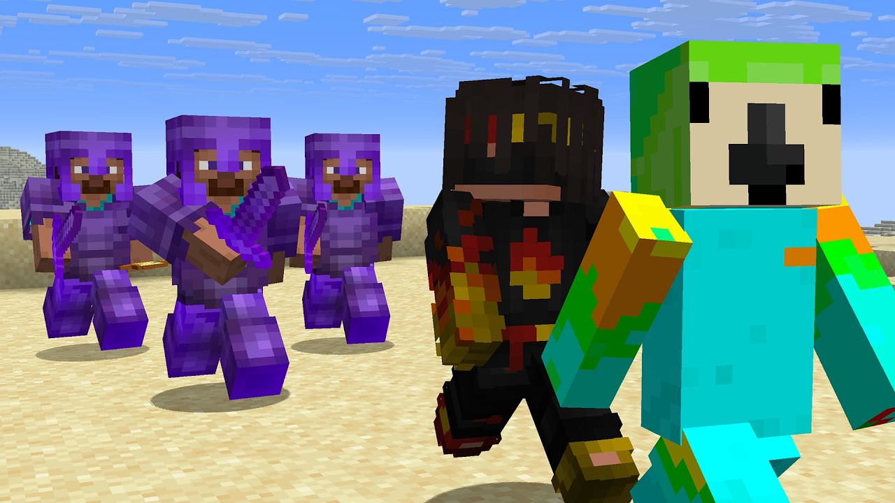 Parrot and FlameFrags join Random Minecraft Servers!
