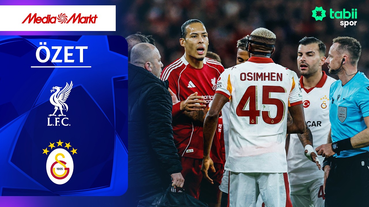 Şampiyonlar Ligi Son 16 Turu | Liverpool - Galatasaray (Özet)