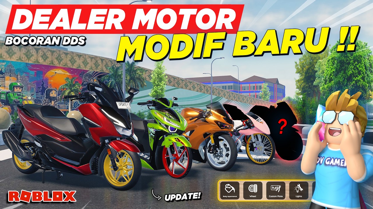 AKHIRNYA DEALER MOTOR DRAG KAWASAKI DAN FITUR MODIF BARU RILIS !! BOCORAN RDID UPDATE - Roblox