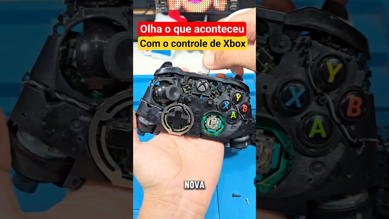 controle de Xbox não liga mais por isso #shorts #short #ytshorts #pc #xbox #celular #ps5 #viral #fyp