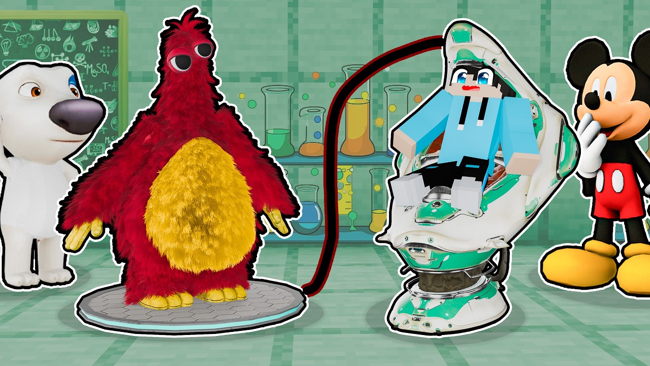 ماين كرافت لكن جمسه صار دجاجه خارقه !!؟ 🐔🤯