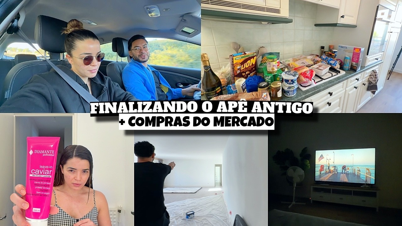 COMPRAS DO MERCADO, FINALIZANDO O ANTIGO APARTAMENTO e muito mais ❤️ - Bruna Paula