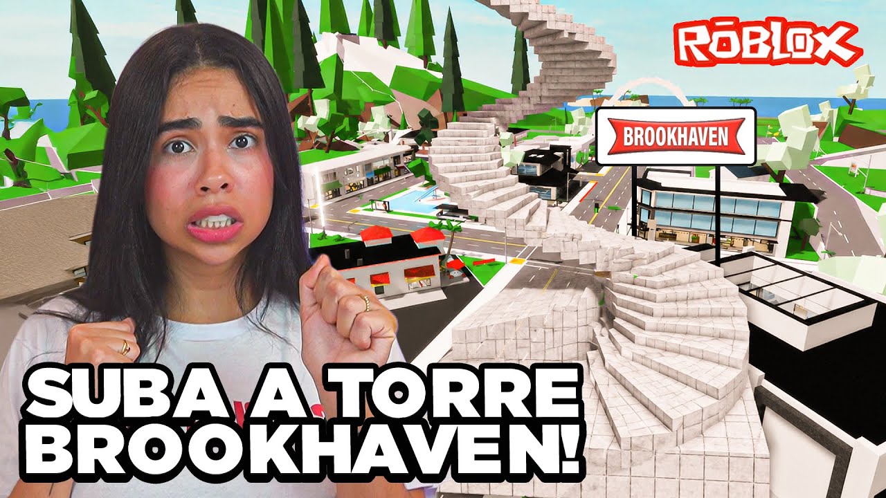 SUBA A TORRE TROLL IMPOSSÍVEL DE BROOKHAVEN NO ROBLOX