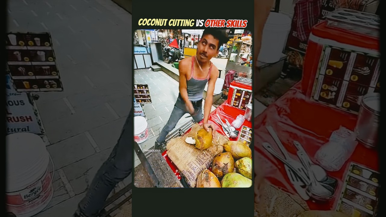 Coconut Cutting vs Other Skills 😱🔥 | Satisfying Skills Comparison