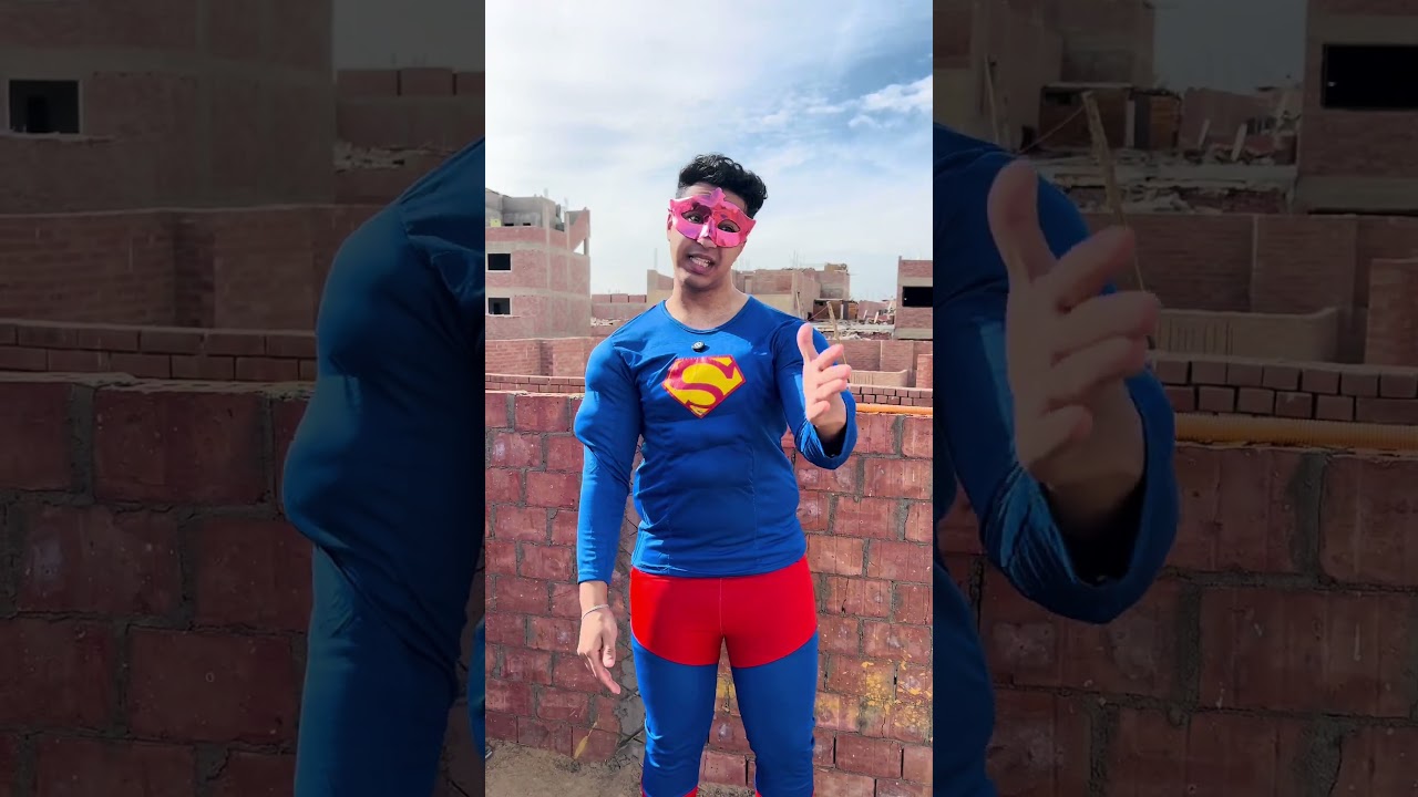 لما سوبر مان يجري من الكلاب🦸‍♂️😂😂|الكيري_مذيع التيك توك
