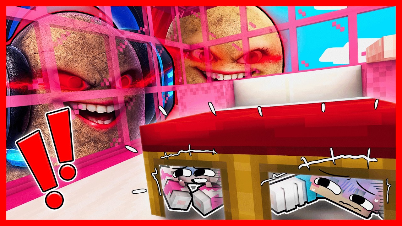 ATUN & MOMON KENTANG TITAN TIBA2 MUNCUL DIRUMAH MOMON !! Feat @sapipurba  Minecraft