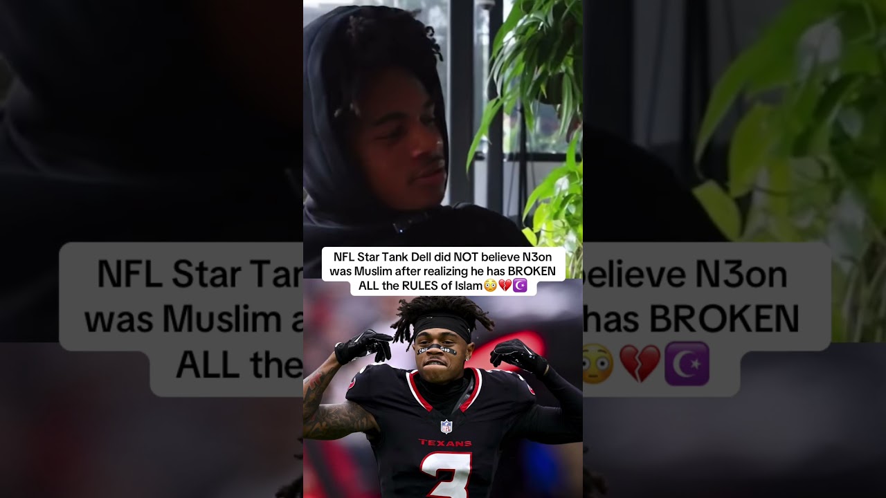 NFL Star Tank Dell REFUSED to believe N3on is a REAL Muslim😳💔 #nfl #tankdell #n3on