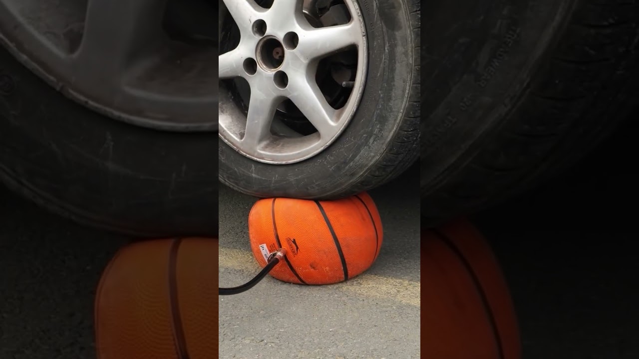 لن تصدقوا ما فعلته كرة السلة بهذه السيارة! 😱🏀🚗