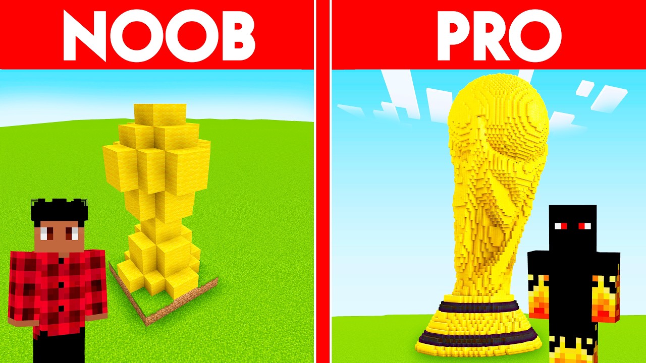 Base no Troféu da Copa do Mundo de Noob vs Pro
