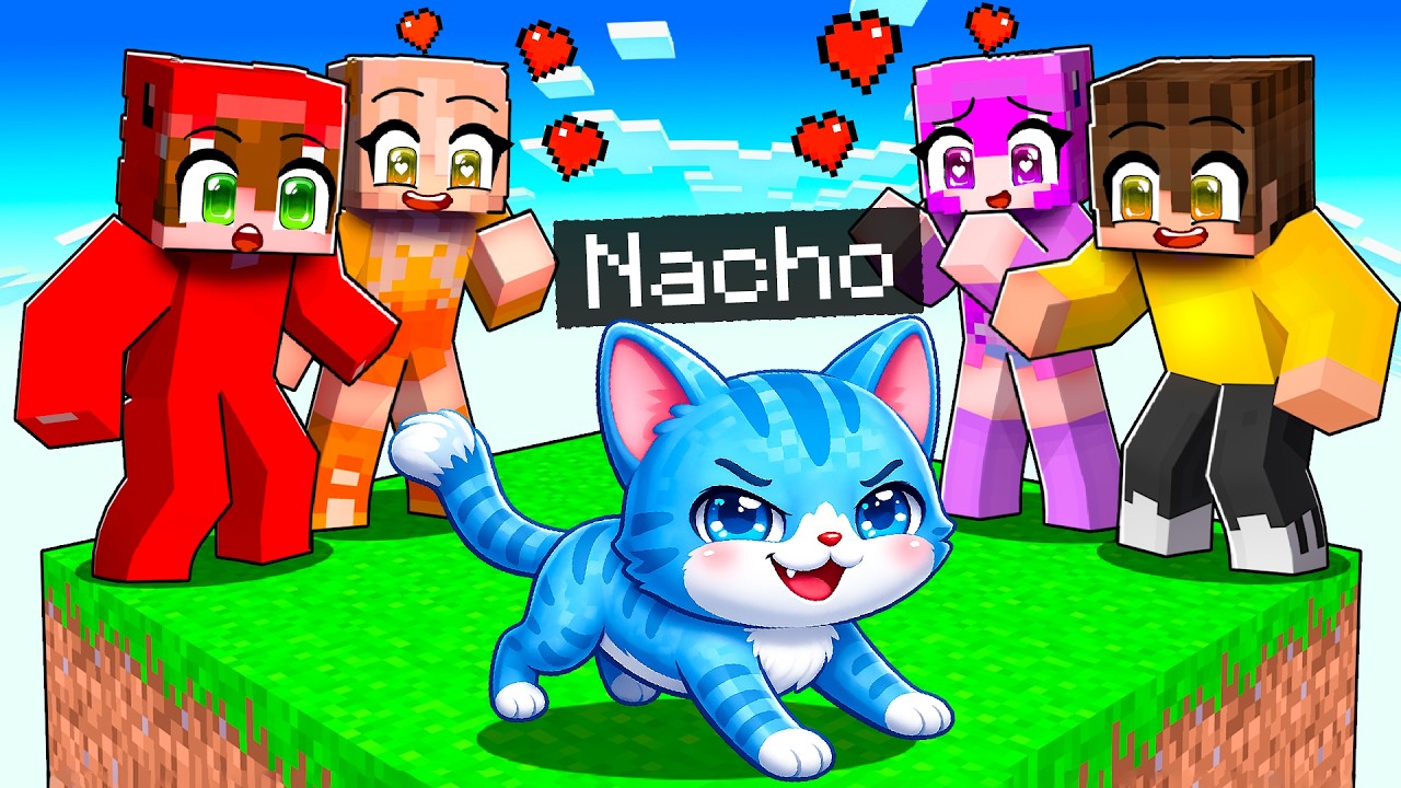 Me Hice pasar por BEBÉ GATO en UN CHUNK en Minecraft!