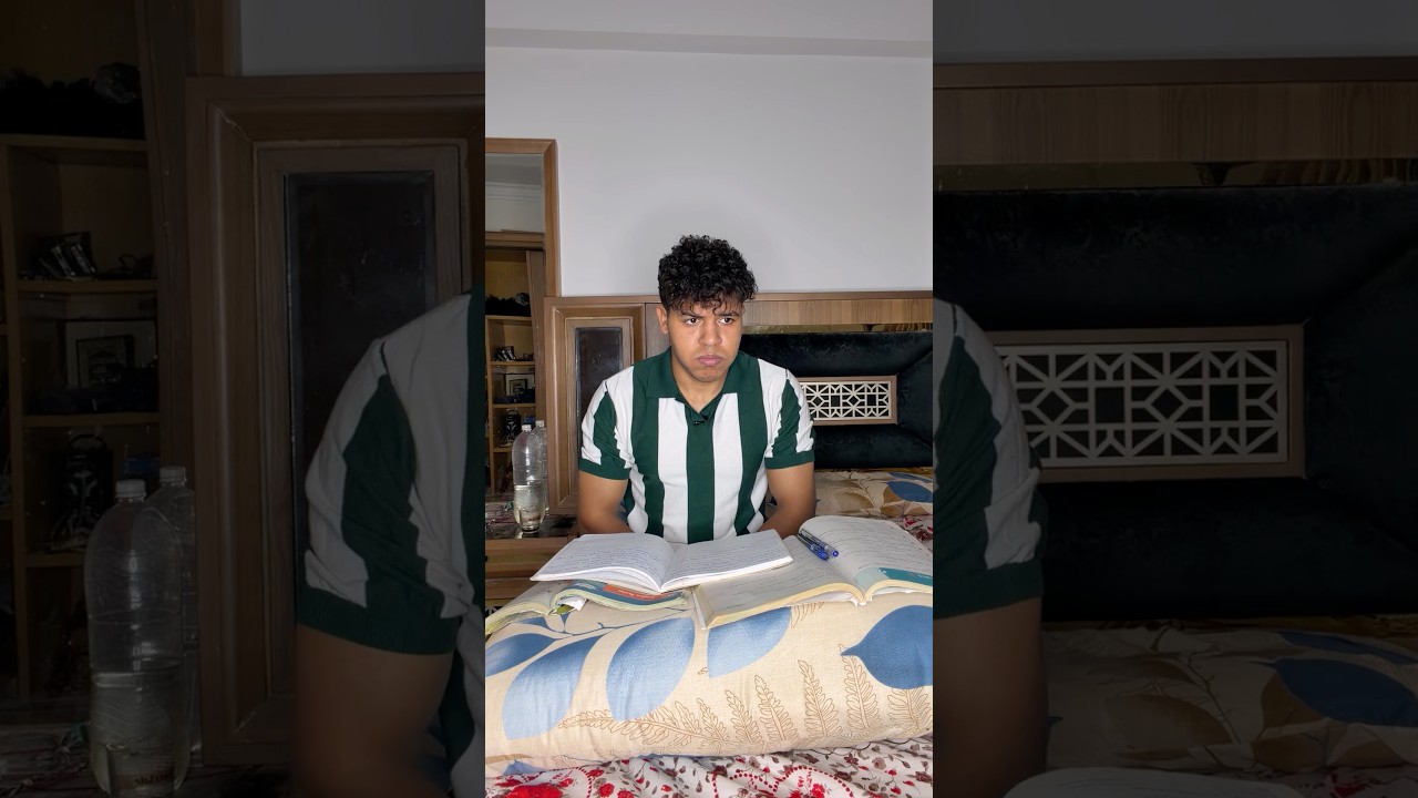 لما ماتش كأس العالم يشتغل وانت في ثانويه عامه ⚽️🤣