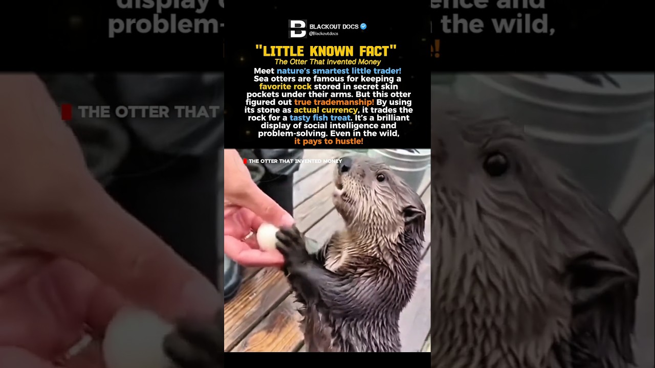 The Otter That Invented Money #shorts
