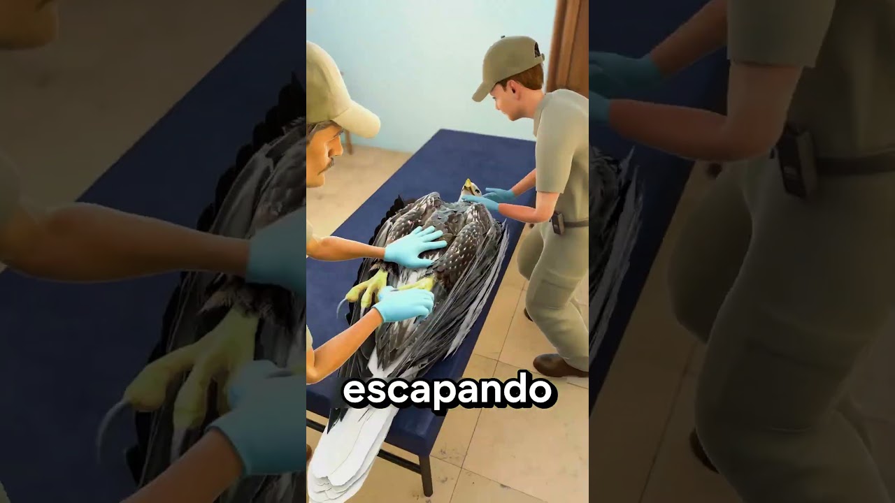 ELA NÃO CONSEGUIA MAIS COMER... CRIARAM UM NOVO BICO PARA ESSA ÁGUIA 😨🦅