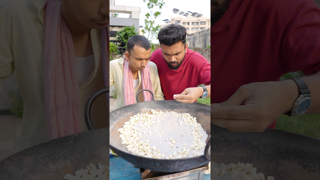 Desi vs Modern Popcorn Maker!