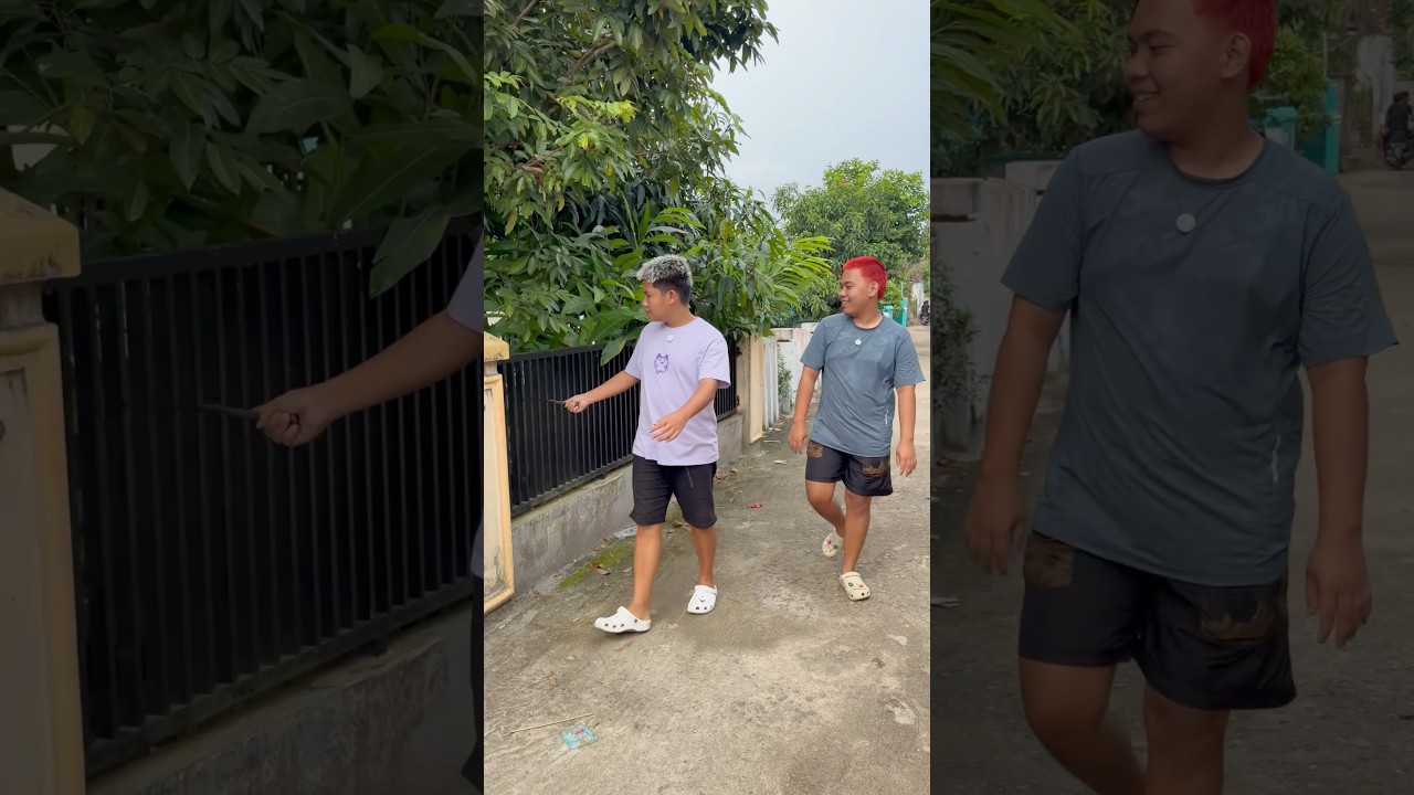 Kalian kalo gabut  gini juga ga, suka bunyiin pager orang #shorts #lucu #kocak