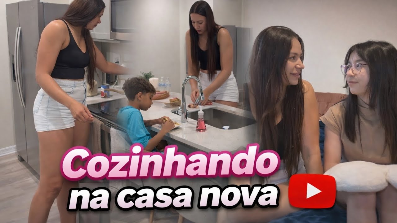 Rotina na casa nova | Cozinhando e planejando mudanças na casa com eles