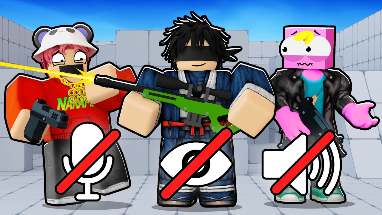 Roblox RIVALS But We're Blind, Deaf & Mute