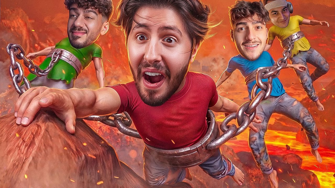 لعبت Chained Together مع اليوتيوبرز | الجزء الثاني (ضغطي ارتفع 😂!)