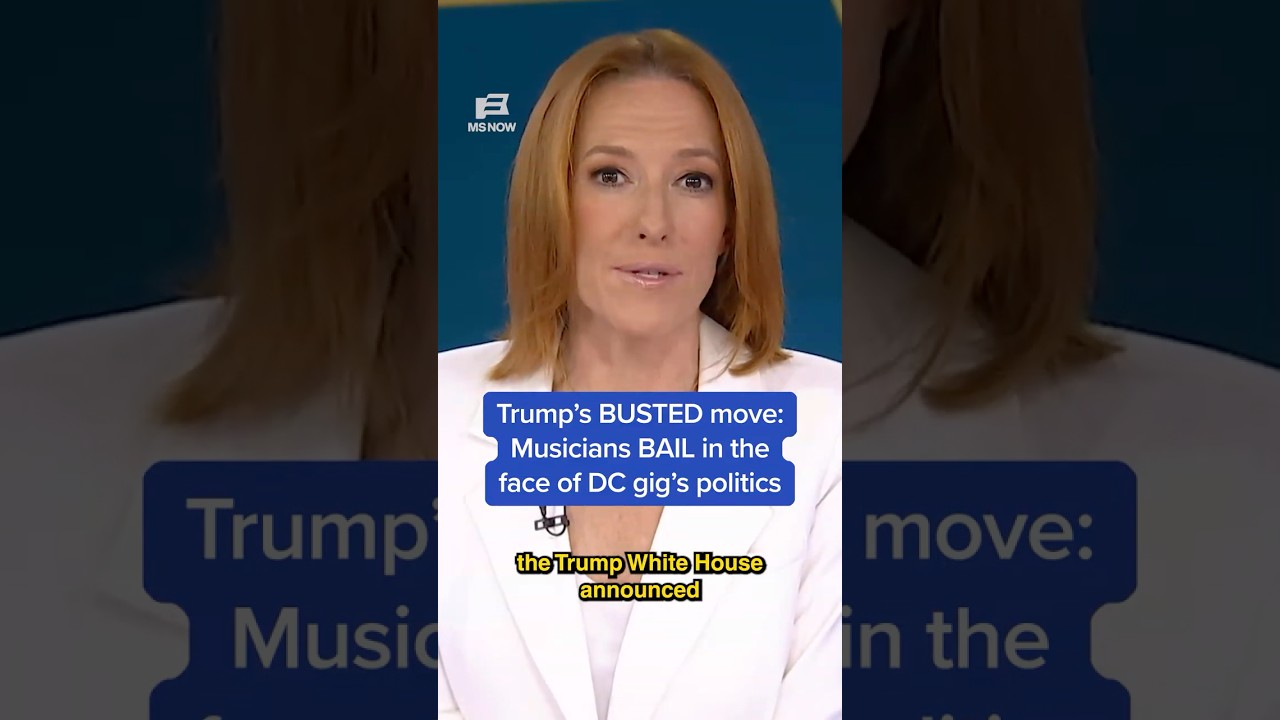 Trump's BUSTED move: Musicians BAIL in the face of DC gig's politcs