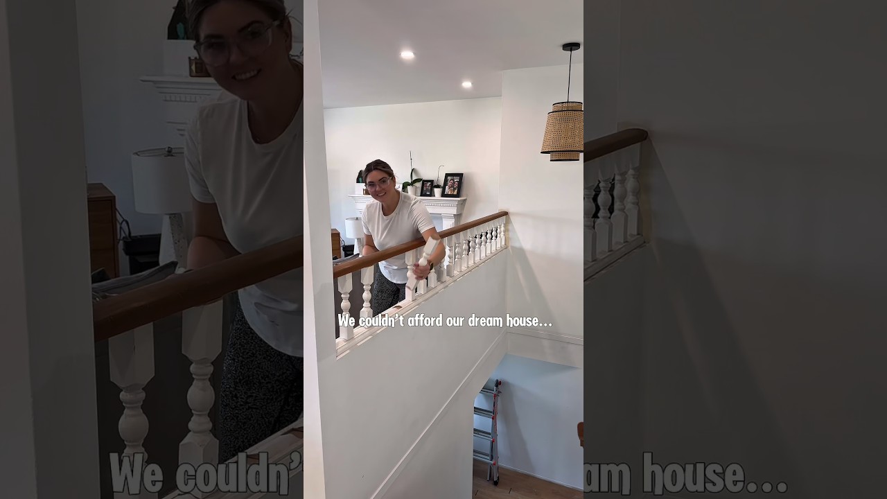 Couldn’t afford our dream house so I’m making this one dreamy, one space at a time ✨