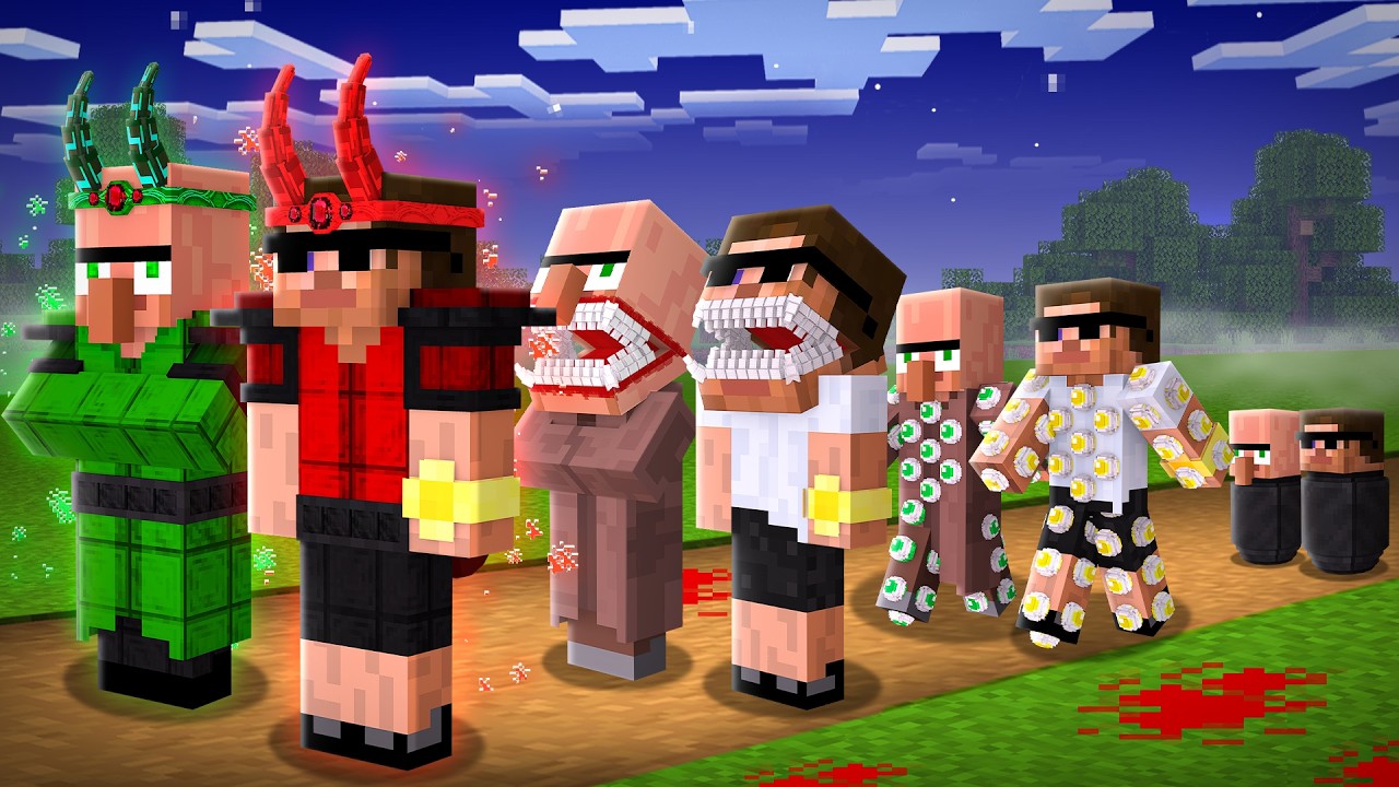 From Birth to Death as a Scary Entity in Minecraft..