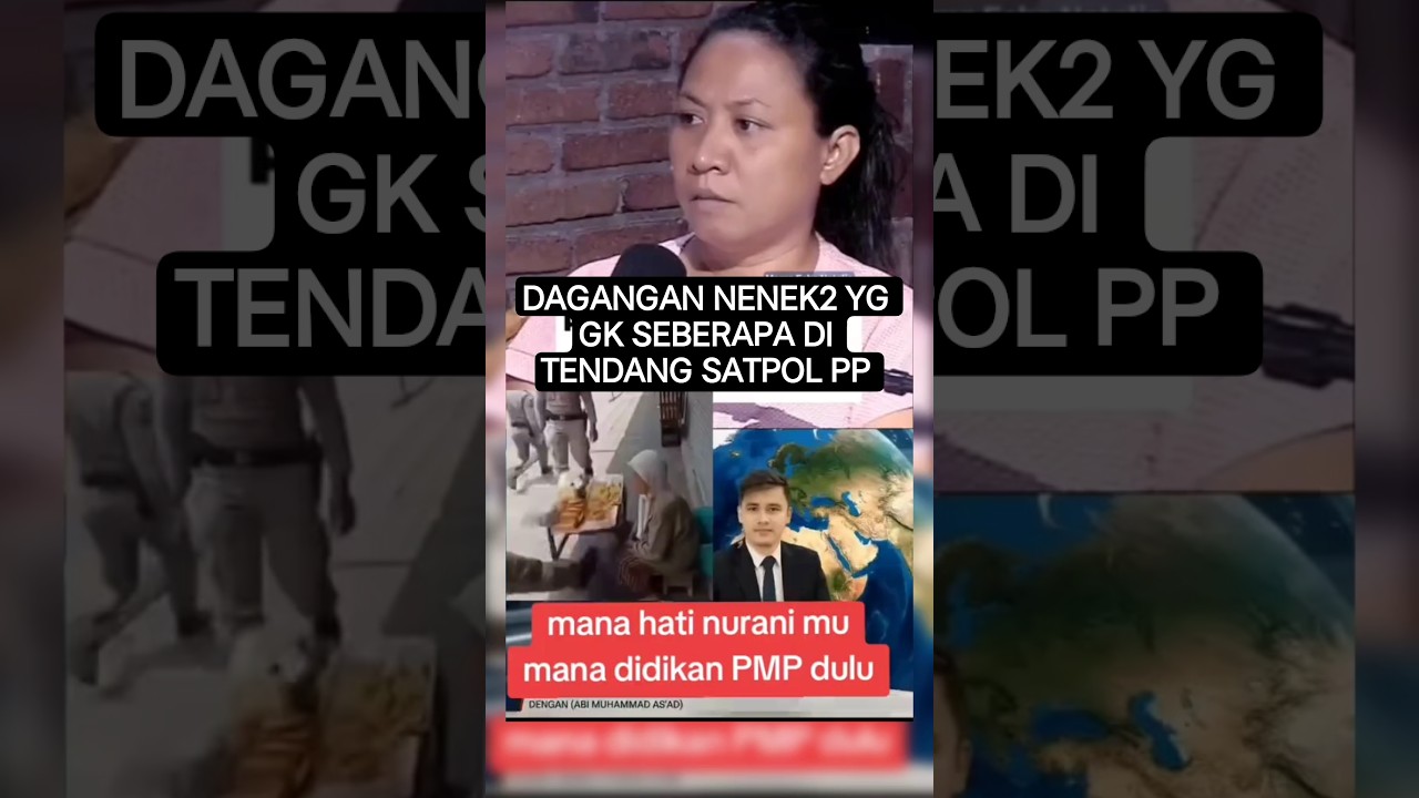 Dagangan NENEK2 yg GK seberapa di tendang Satpol-PP #beritaterkini #kdm #rekomendasi #feedshorts