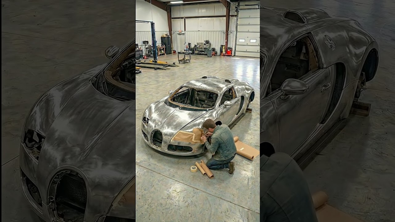 Everyone Said This Bugatti Veyron Was done, I Proved Them Wrong in my workshop #bugatti #short #diy