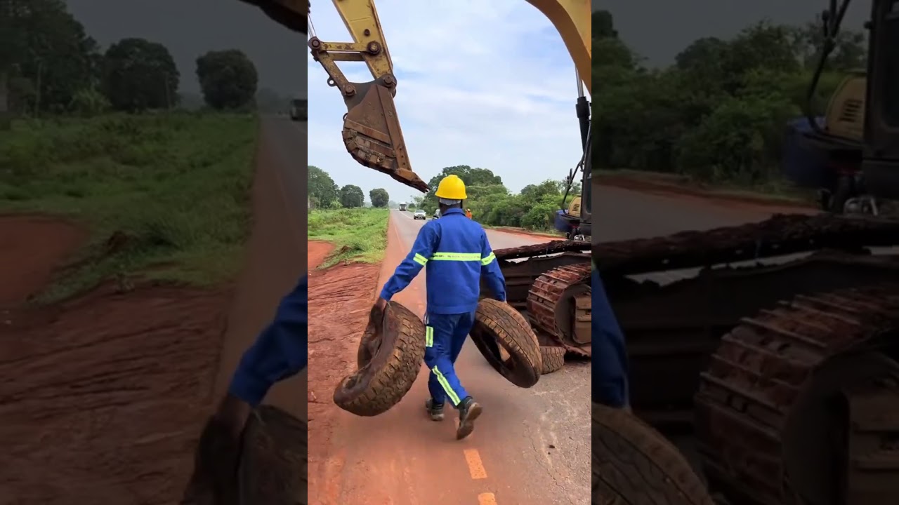 Passando máquina no asfalto sem quebrá-lo