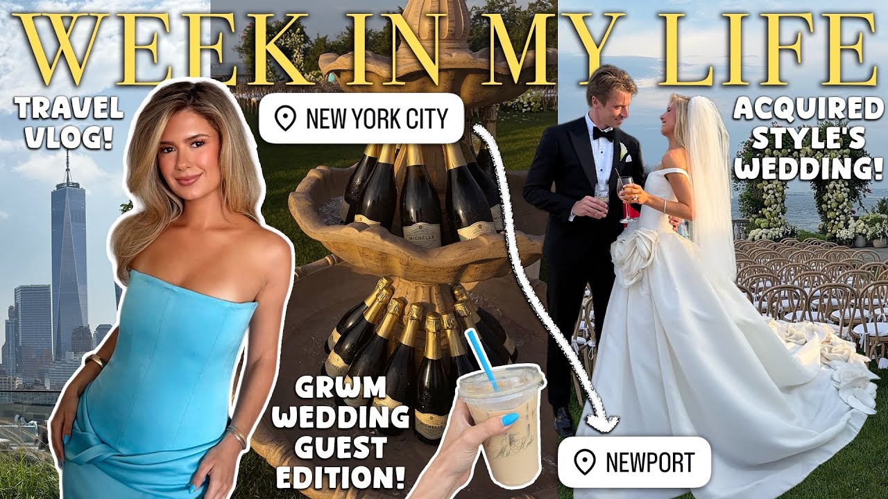 week in my life!!! nyc + newport for acquired a husband wedding 💍⛵️🌊