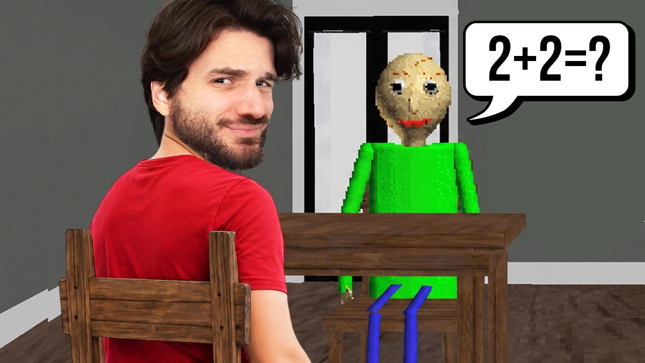 BALDI'S BASIC, MAS É NA CASA DO BALDI!