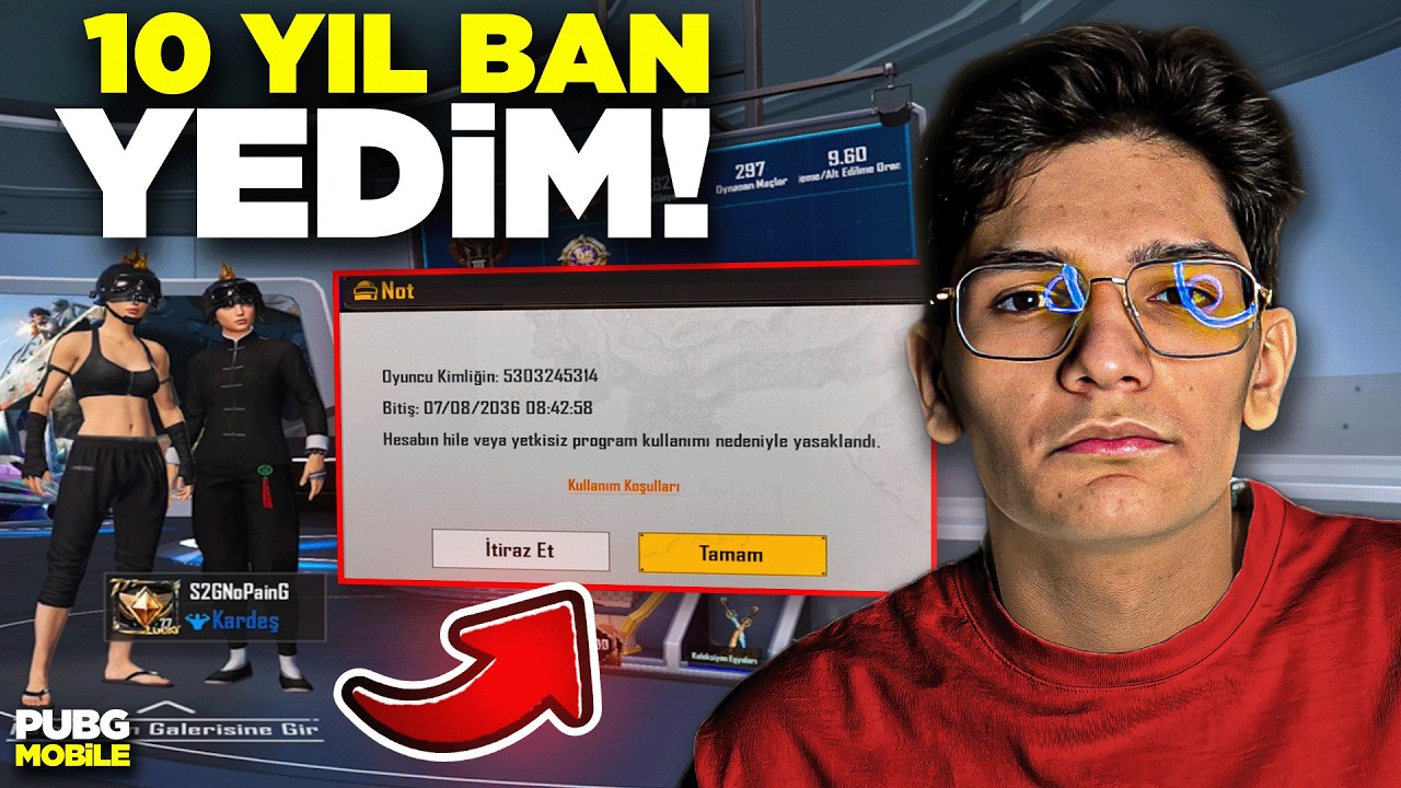 10 YIL BAN YEDİM! - PUBG MOBİLE