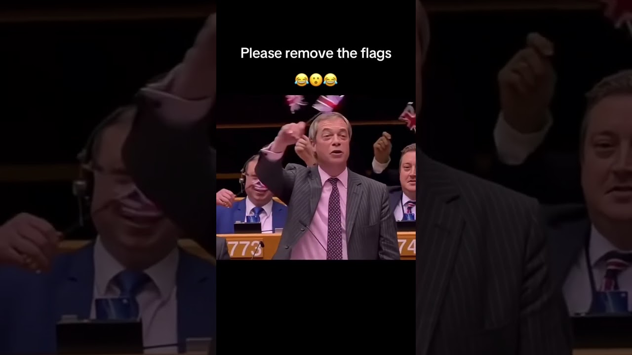 Please remove the flags #reformuk #nigelfarage #uknews #ukpolitics - Published by Misi Esanola